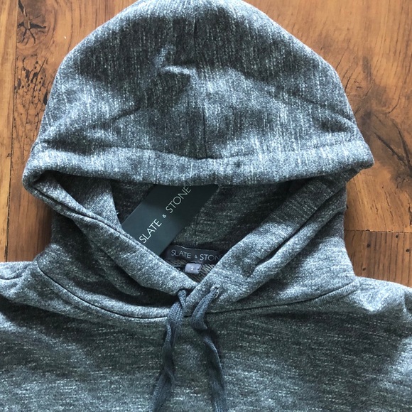 Slate & Stone Melange Drawstring Hooded Pullover Sz. M, L, XL - Picture 4 of 7